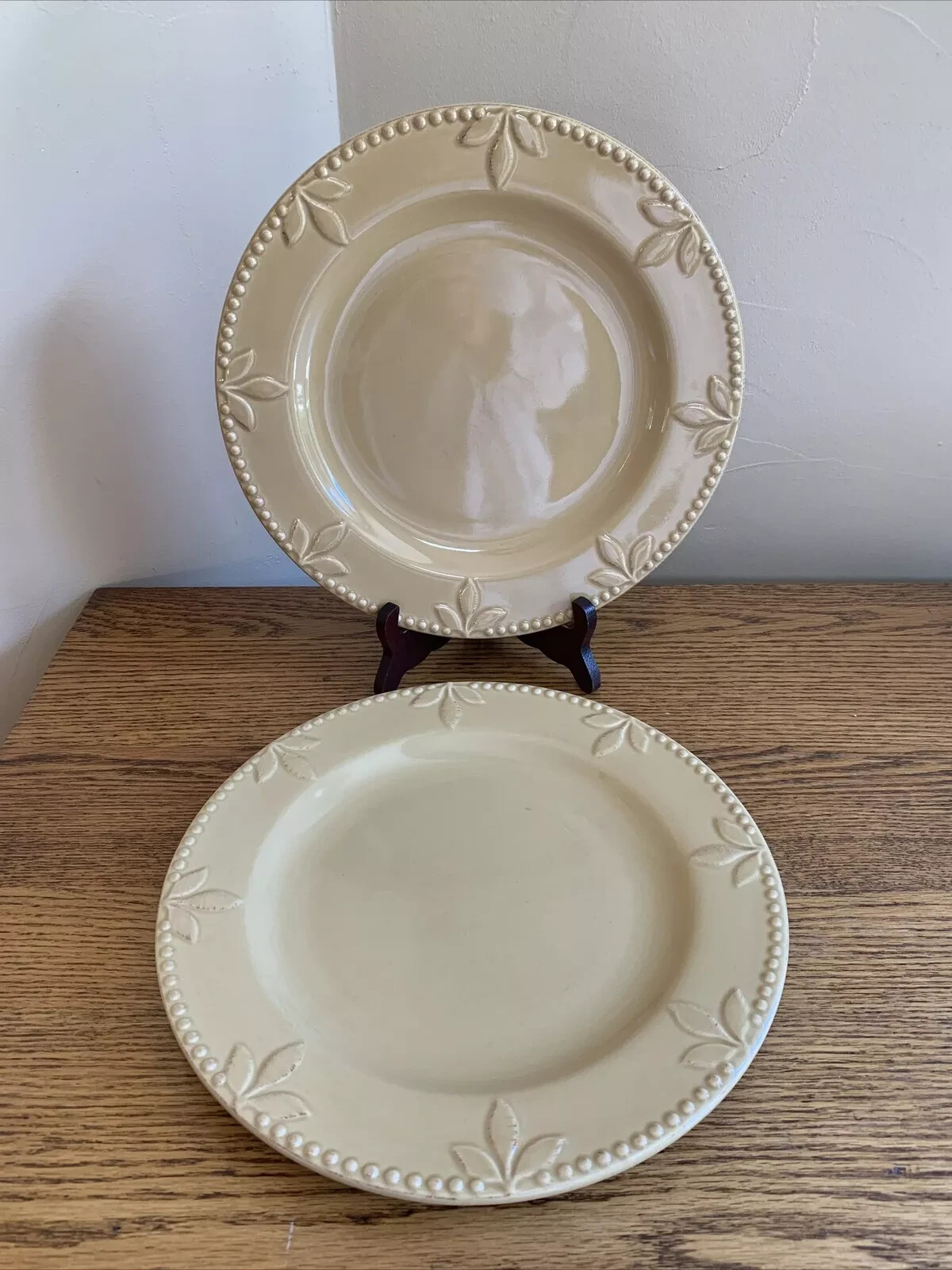 SET OF 4 Signature Sorrento WHEAT (GOLD) 11-3/8″ Dinner Plates