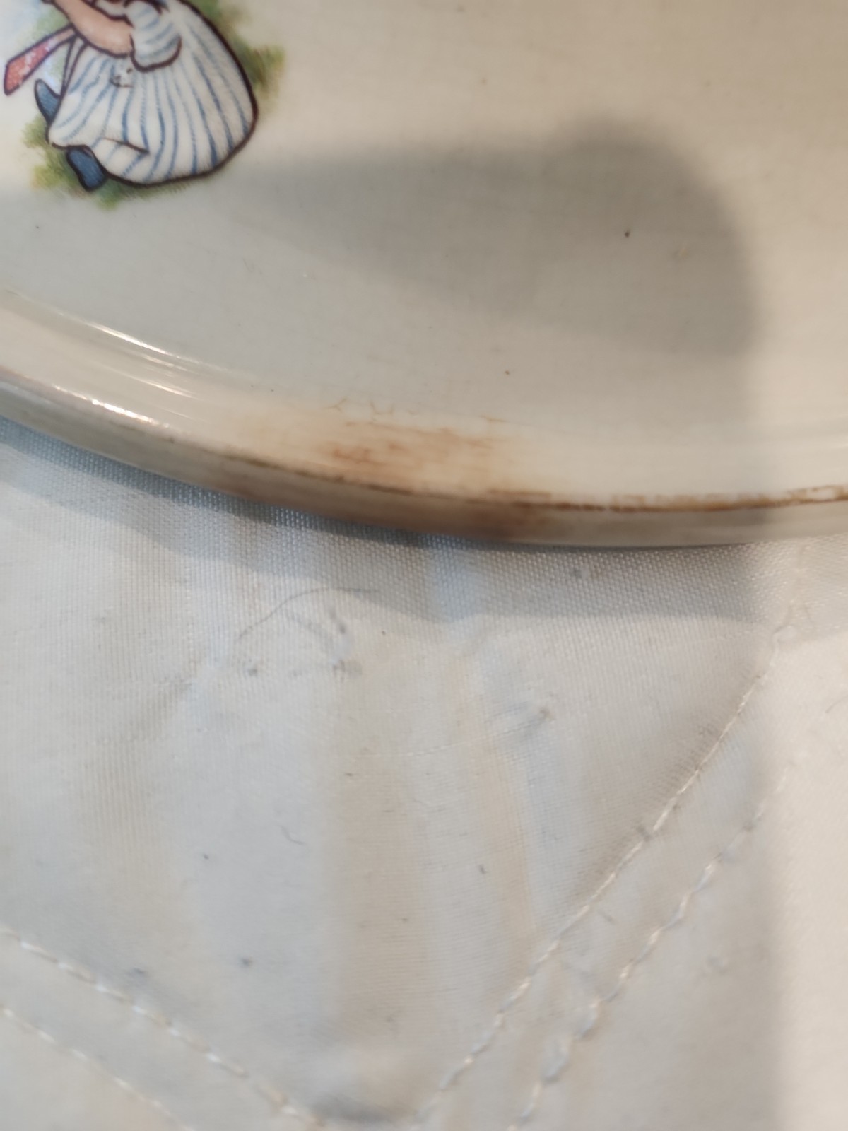 Antique 1903, 1905 Royal Baby Bunting and Bunch Baby Plate