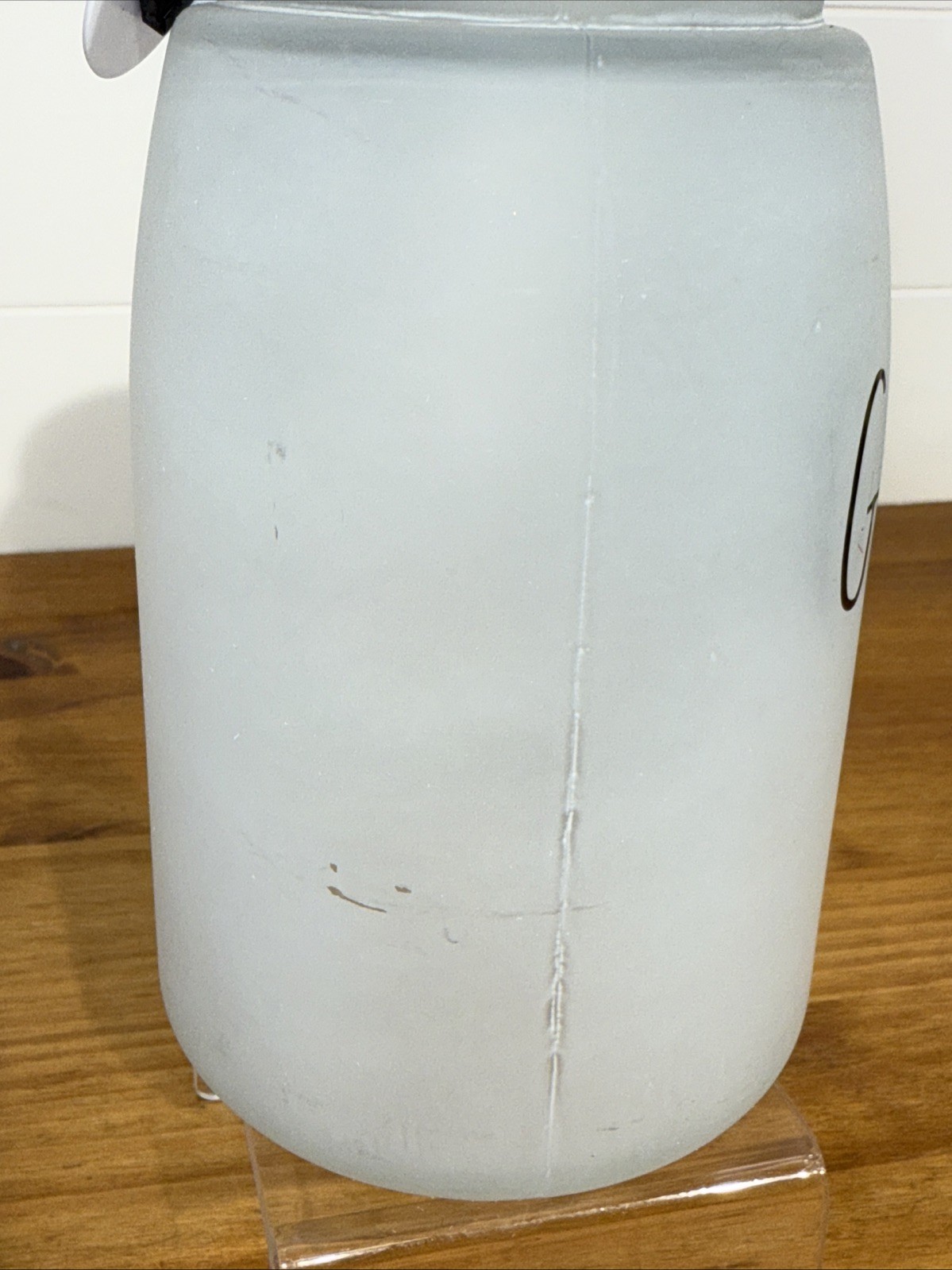 Rae Dunn “GOALS” Frosted Lighted Mason Jar Accent Lamp Home Decor EUC