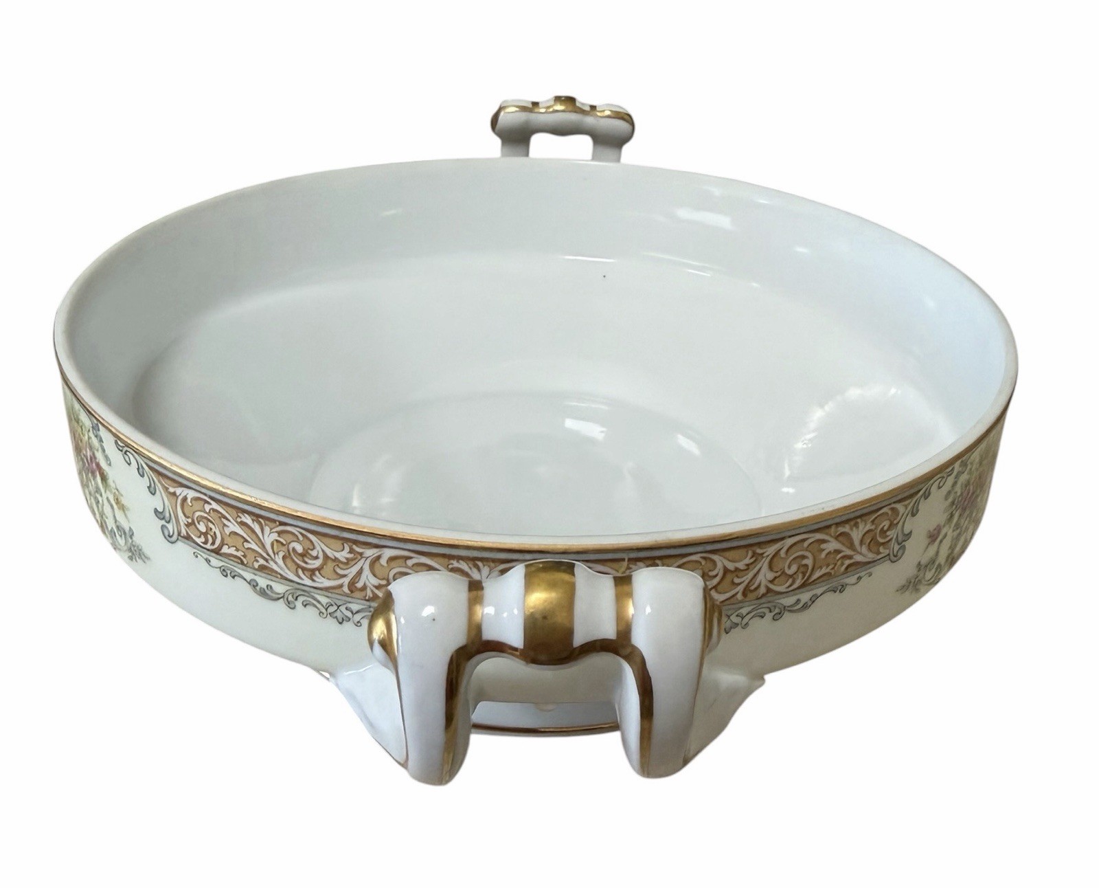 Noritake Two Handles Serving Bowl Made In Occupied Japan