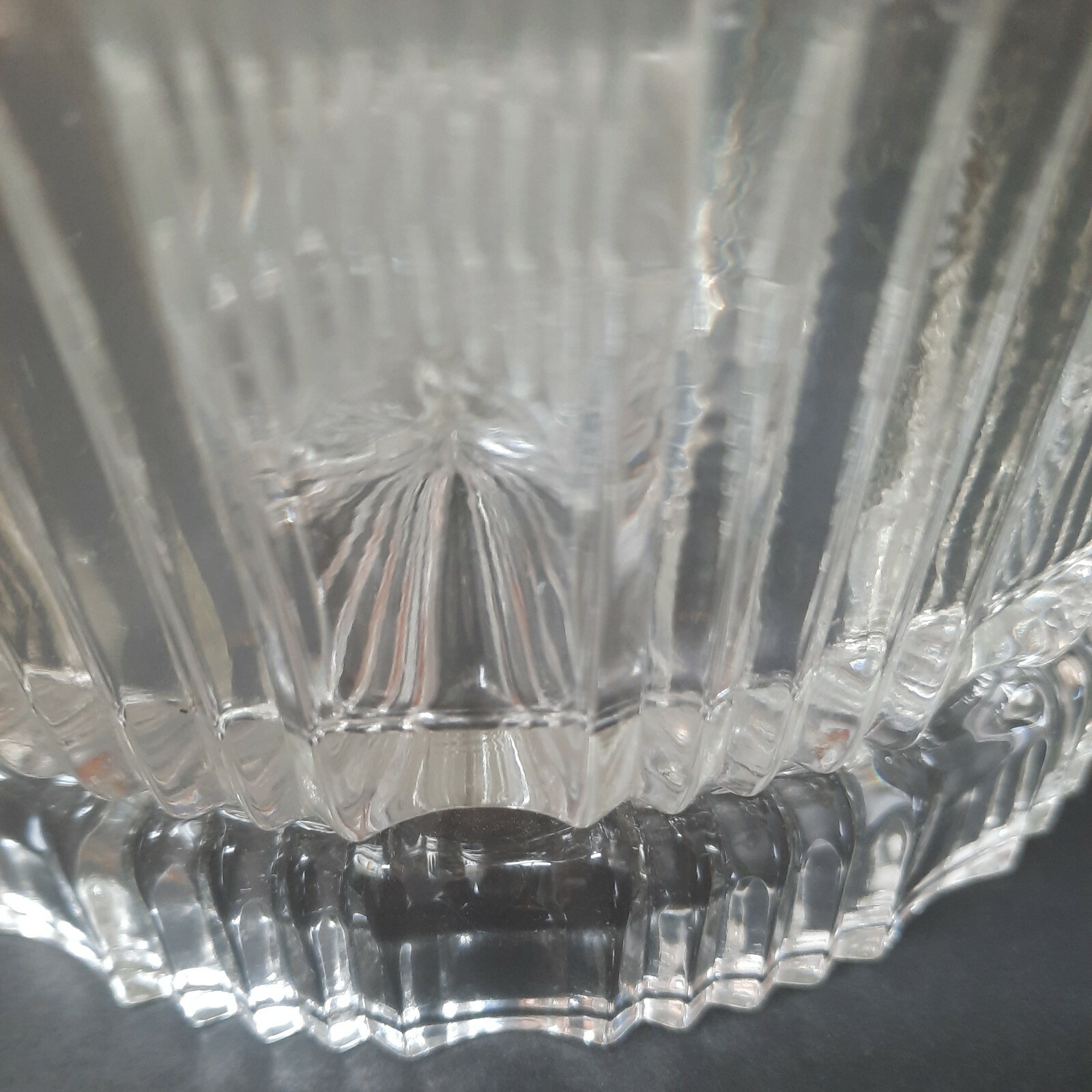 70’s Glass Round w/ Lid 3-Section Relish, Candy, 6″ Serving Dish Bowl