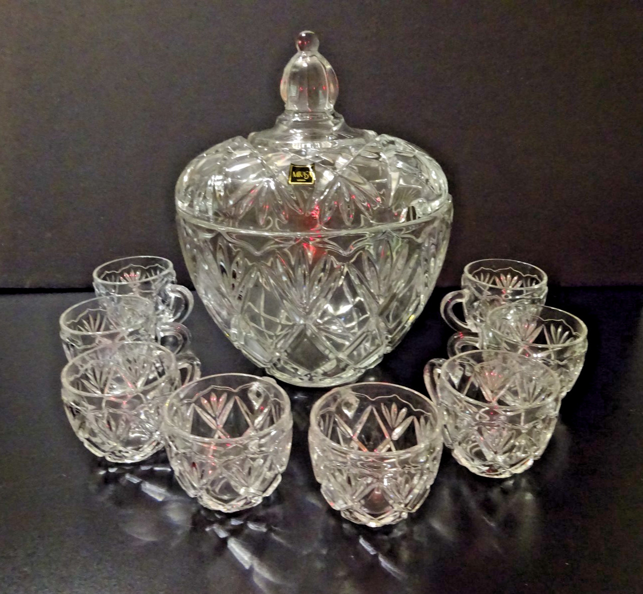 Mikasa Roxborough SA 809/951 Punch Bowl Set 10 pc Germany NIB CR16