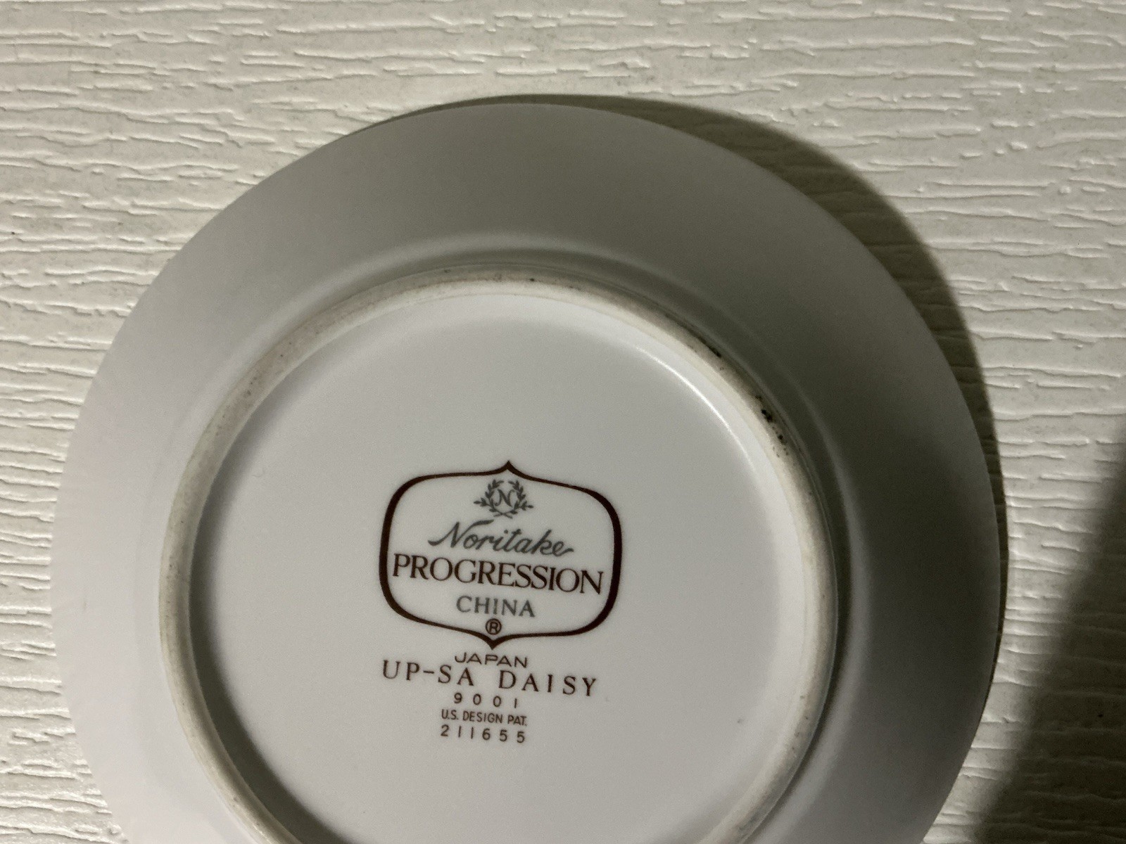 Vintage Noritake Progression UP-SA DAISY 9001 5.5” Bread Dessert Plate MCM 1963