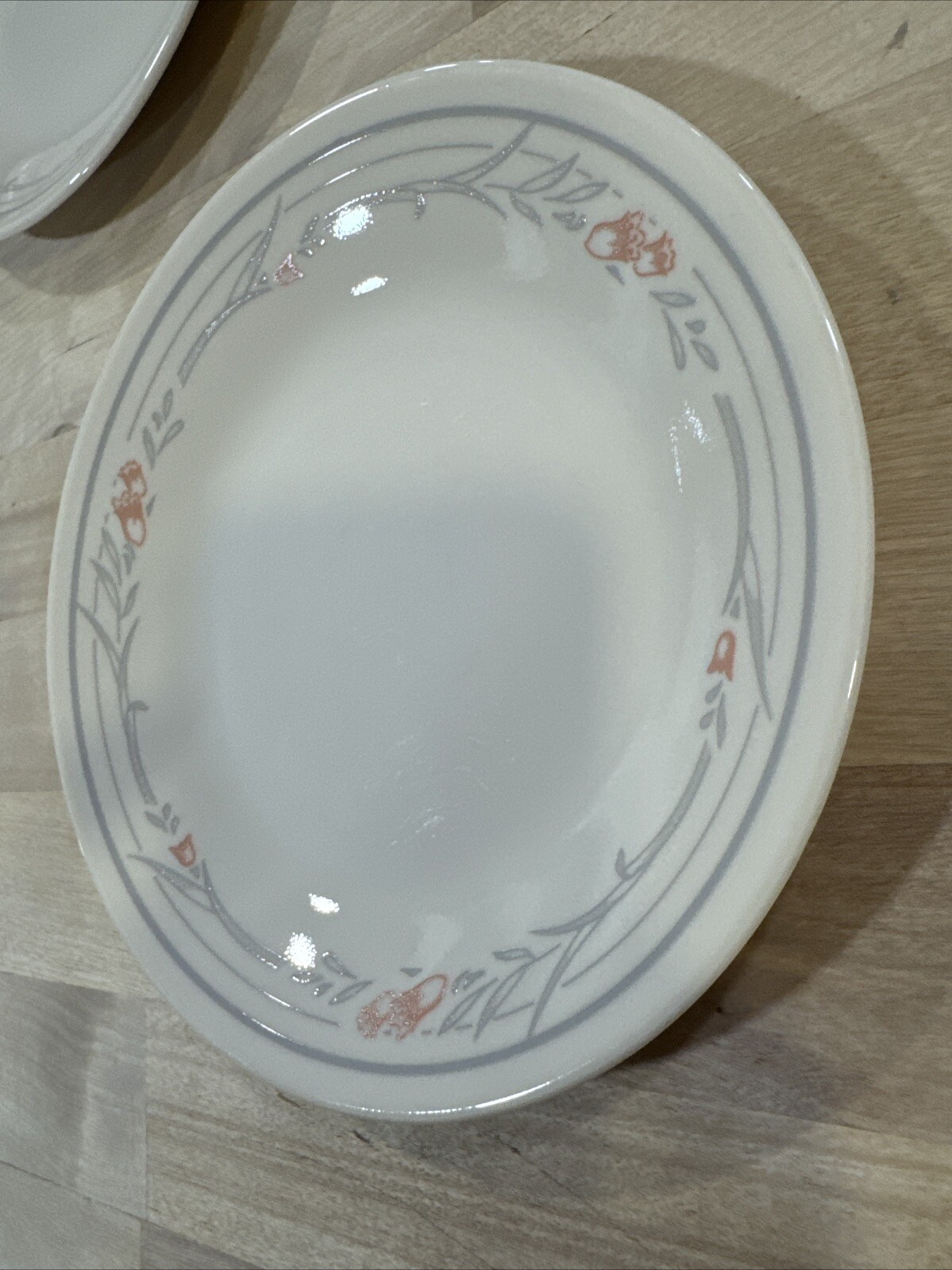 Set of 3 Corelle Corning Rosemarie Tulip 6-3/4″ Bread Dessert Plates