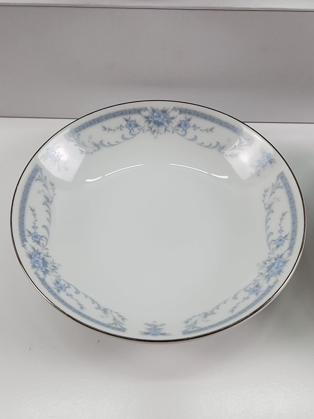 Sheffield Blue Whisper Porcelain Fine China Dessert Bowls Made in Japan Set of 4