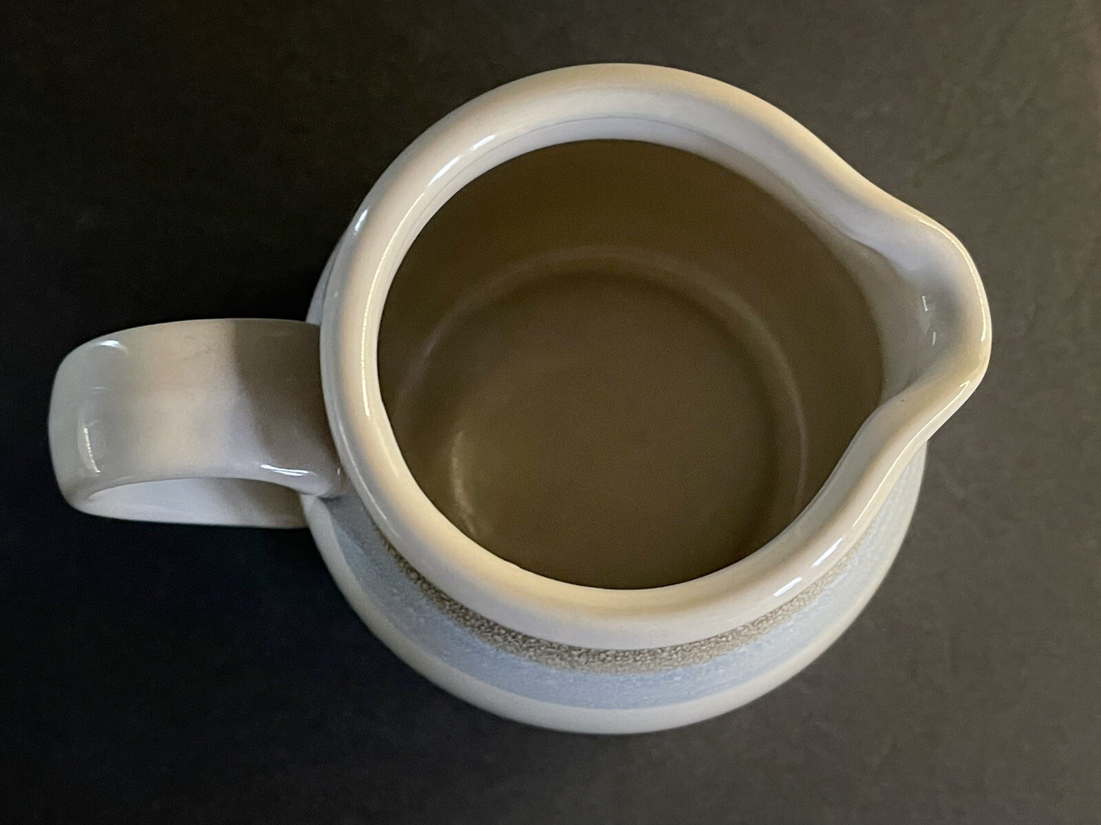 Creamer Painted Desert Blue Tan Bands Noritake #8603 Vintage Japan