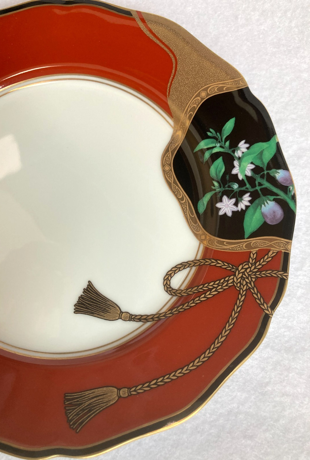 Set of 4 MASUDA Multi Motif 7 3/8″ Yokohama Porcelain Plates