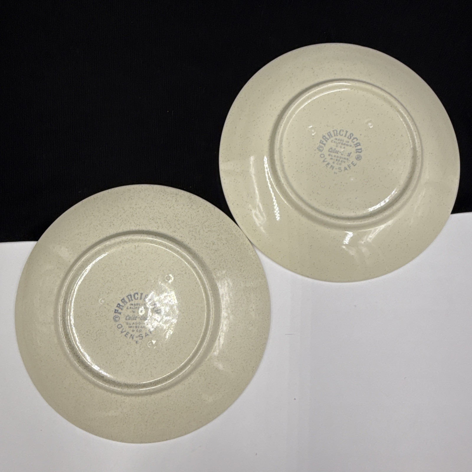 FRANCISCAN AUTUMN LEAVES Set Of (2) 6 1/2” Bread & Butter Plates •PRISTINE•