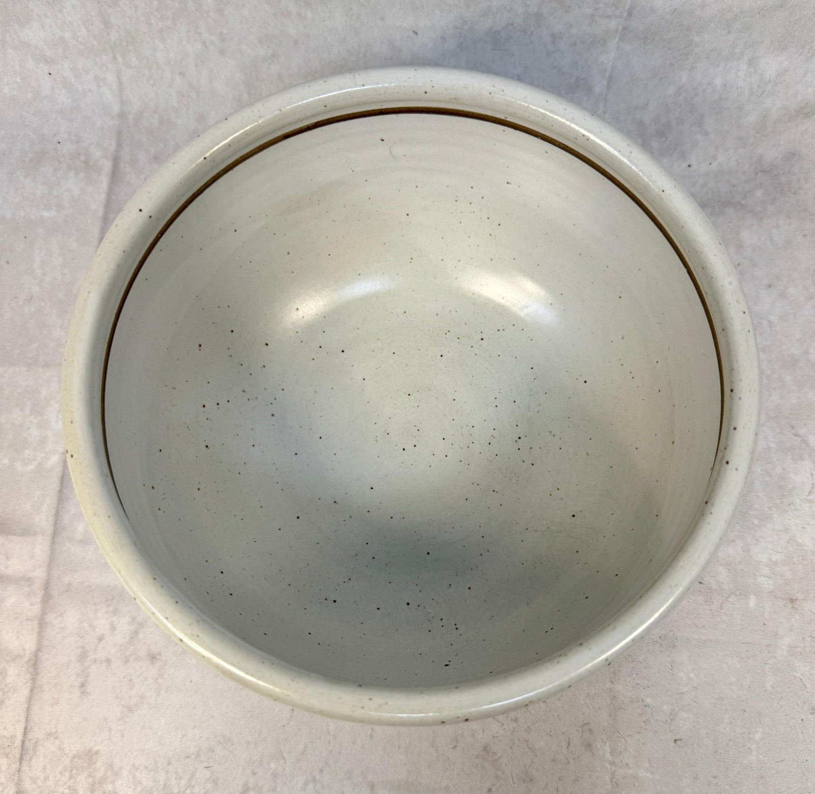 Studio Art Handmade Drip Glaze 8″ Pottery Bowl, Signed & Dated by Artist USA