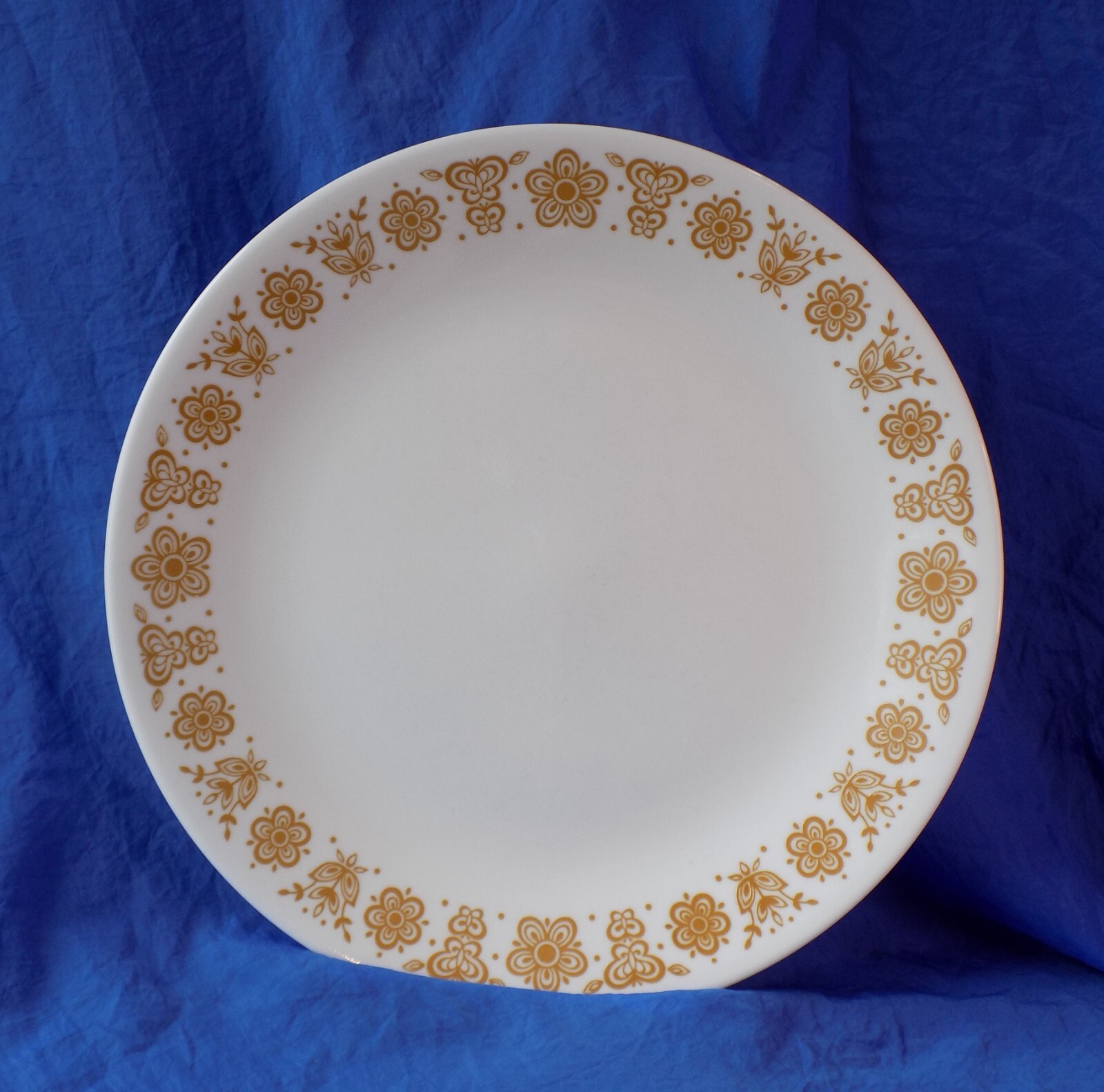 Corelle BUTTERFLY GOLD Pattern Dinner Plate 10.25″ X1 Corning Ware Discontinued