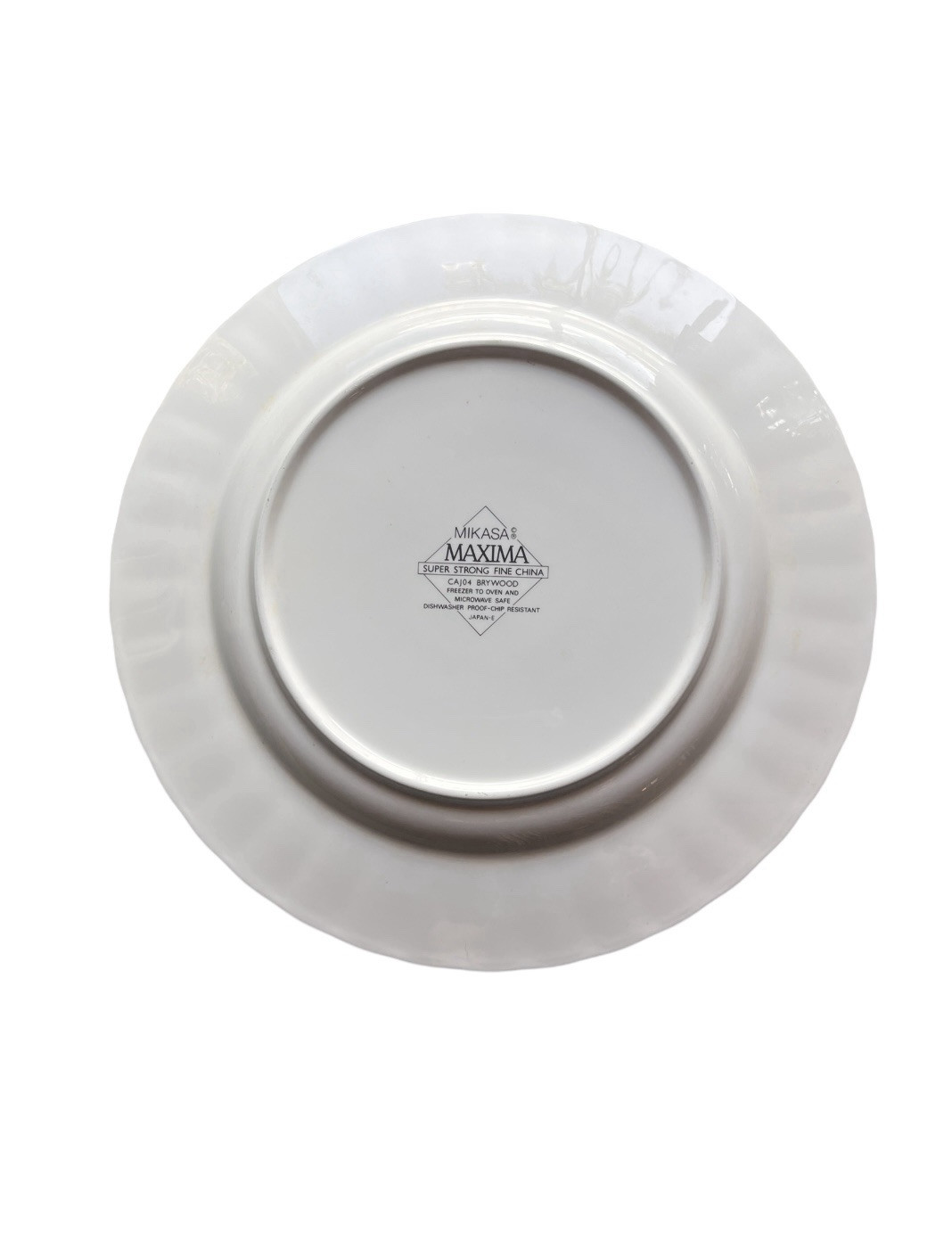 Mikasa Maxima Super Strong Fine China Brywood CAJ04 Dinner Plate 1988-2002