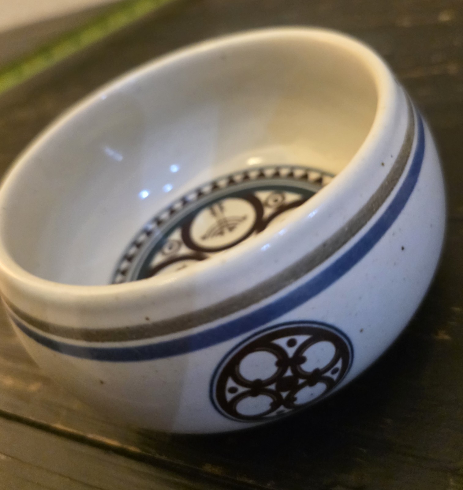 Peter Winquist Inari Pentik Original Grey Ceramic Bowl Finland Scandinavian 1979