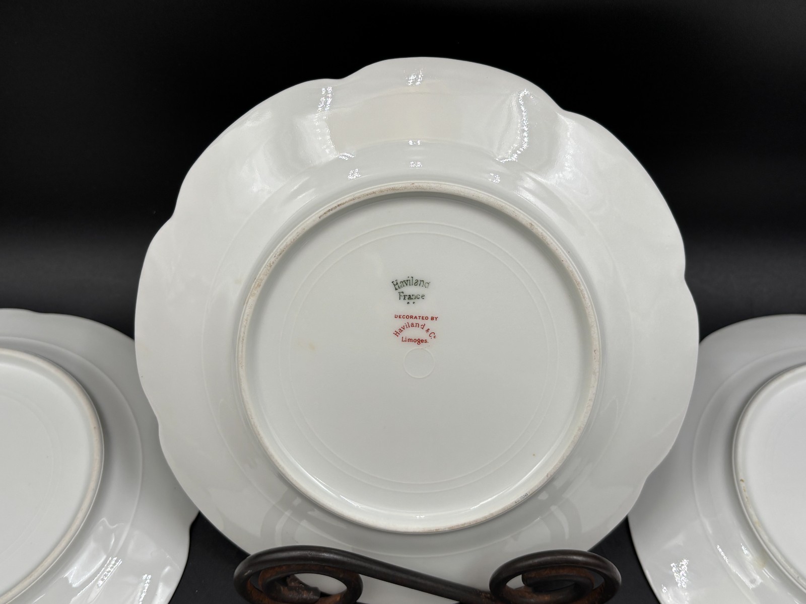 Haviland “SCHLEIGER 524″ Germany ~ Set of 5 ~ Salad Plates ~ 7 3/4”