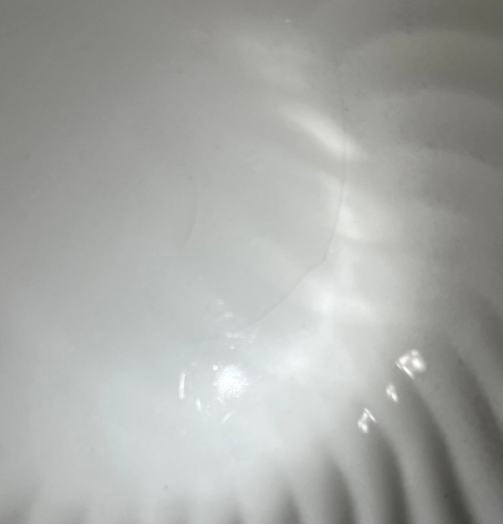 Johnson Bros White Swirl Ironstone 6.25″ Square Bowls Made in England, SET/3