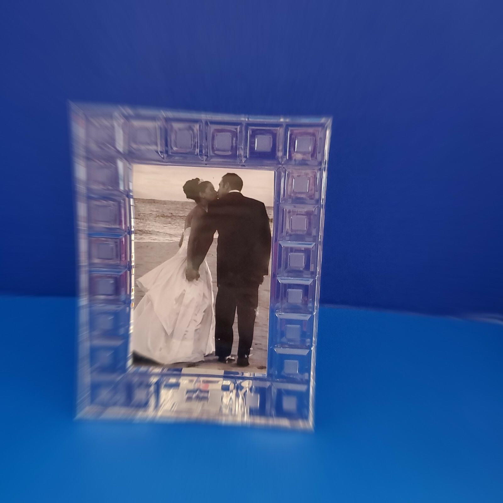 New Waterford Marquis Lead Crystal 4 X 6 Picture Frame, Quadrata FREE SHIPPING