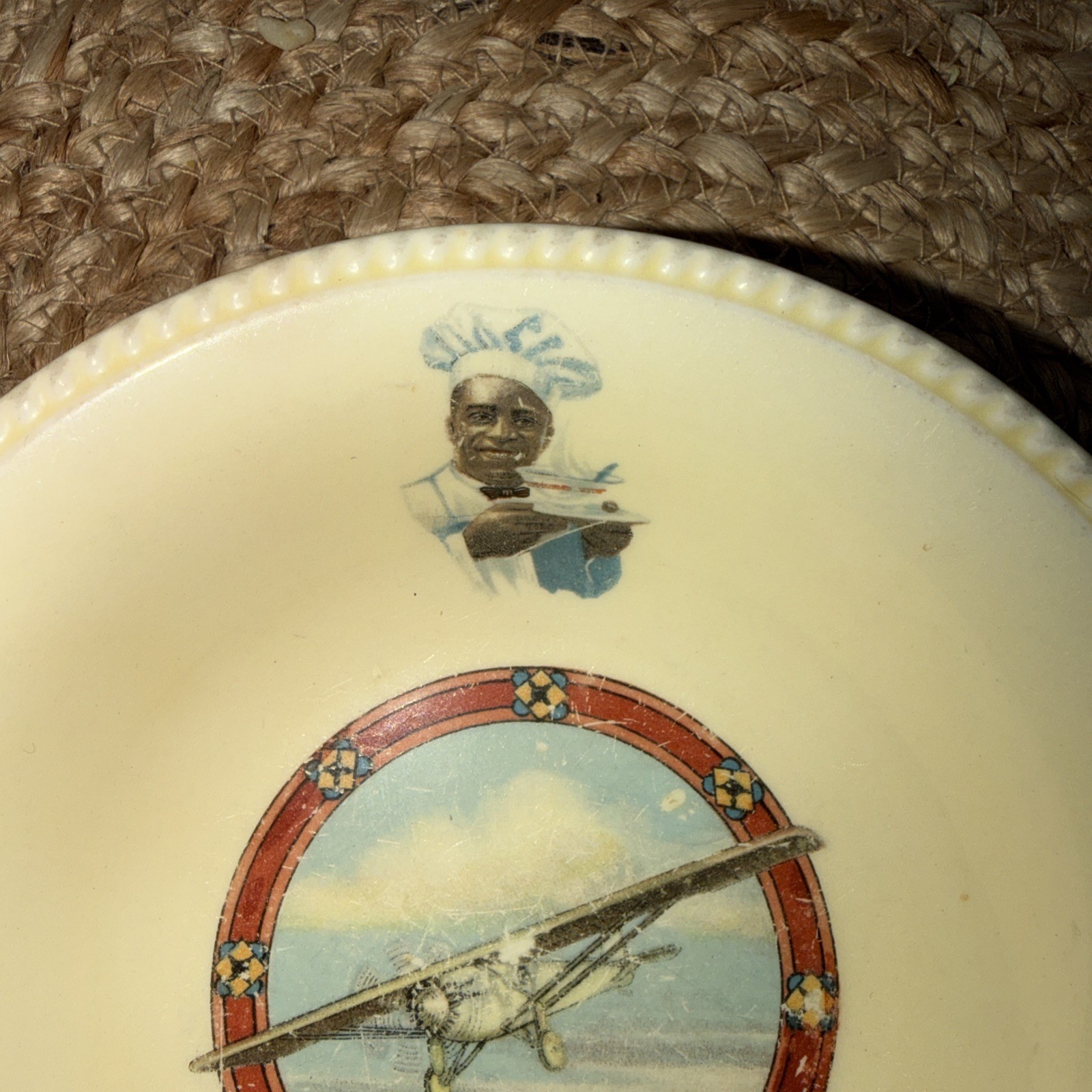 Vintage Cream of Wheat Cereal Bowl Spirit of St. Louis