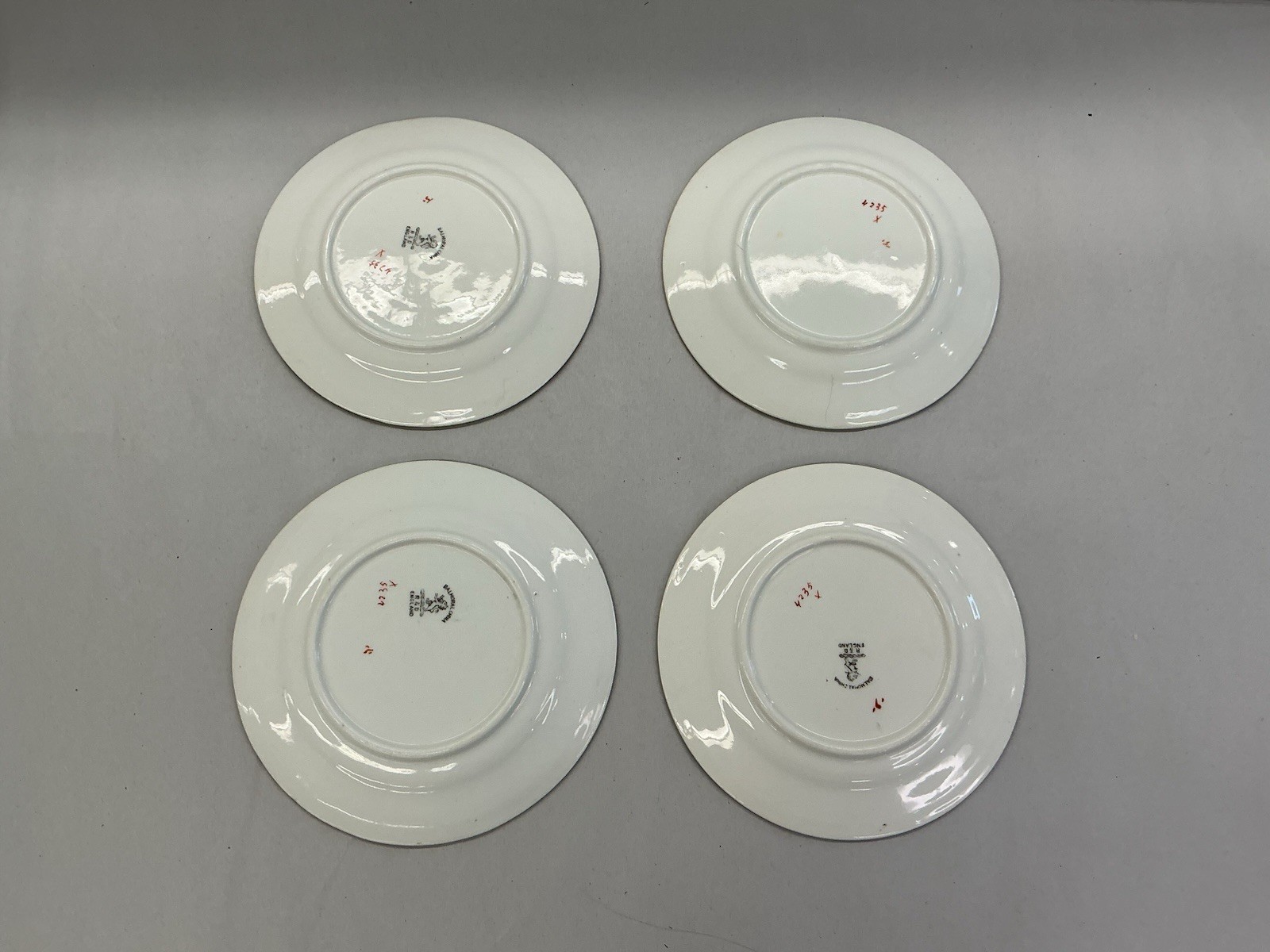 Anchor China India Tree Floral Blossom Set Of 12 6” Plates