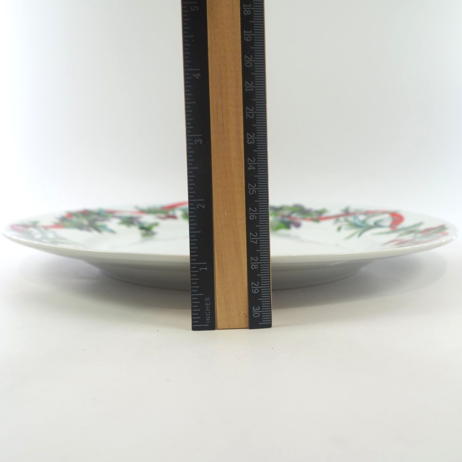 Holiday Garden Dinner Plate Martha Stewart Macy’s 11.25 in Brylane Home