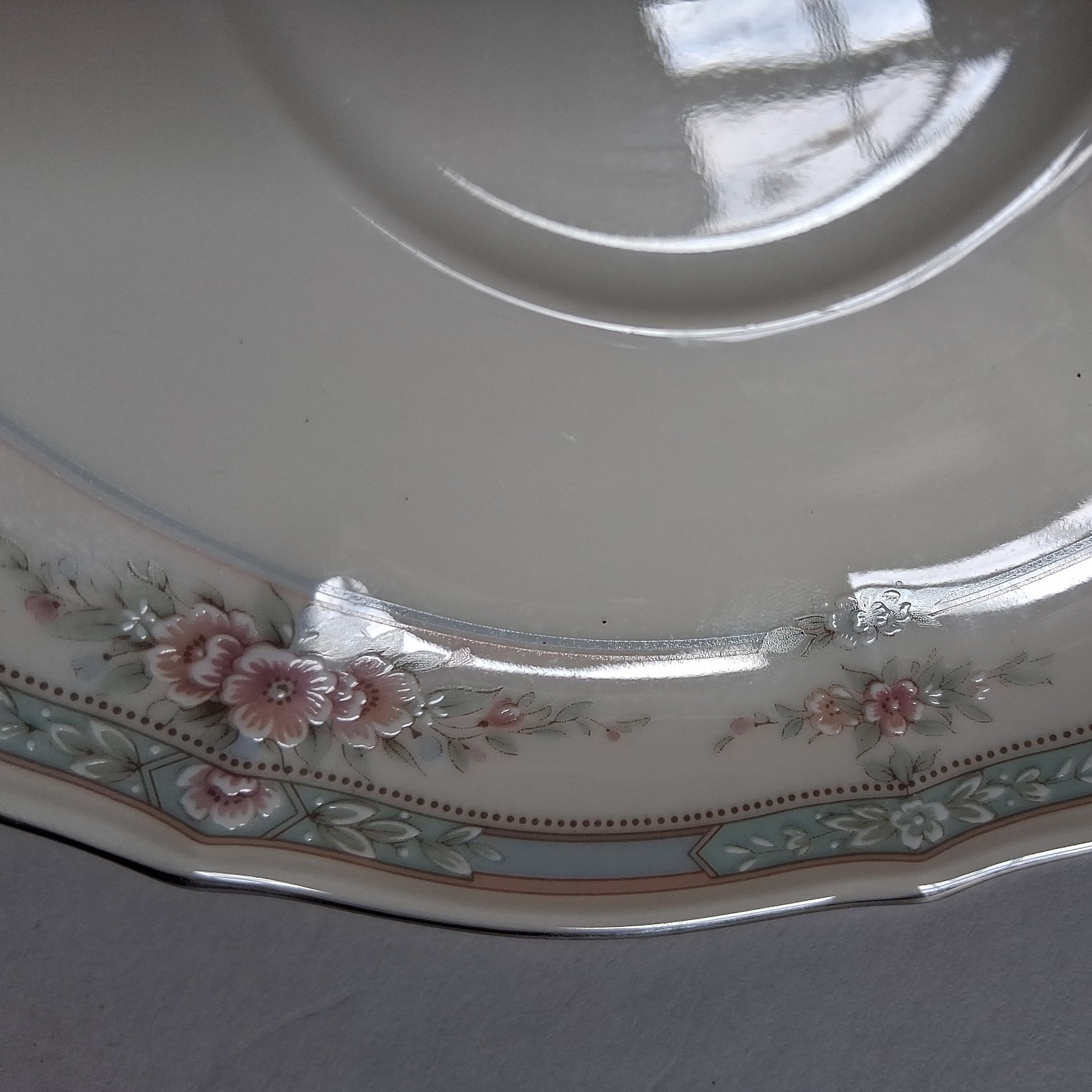Noritake Ivory China Rothschild 7293 6″ Saucer Made in Japan 1 / One Vintage