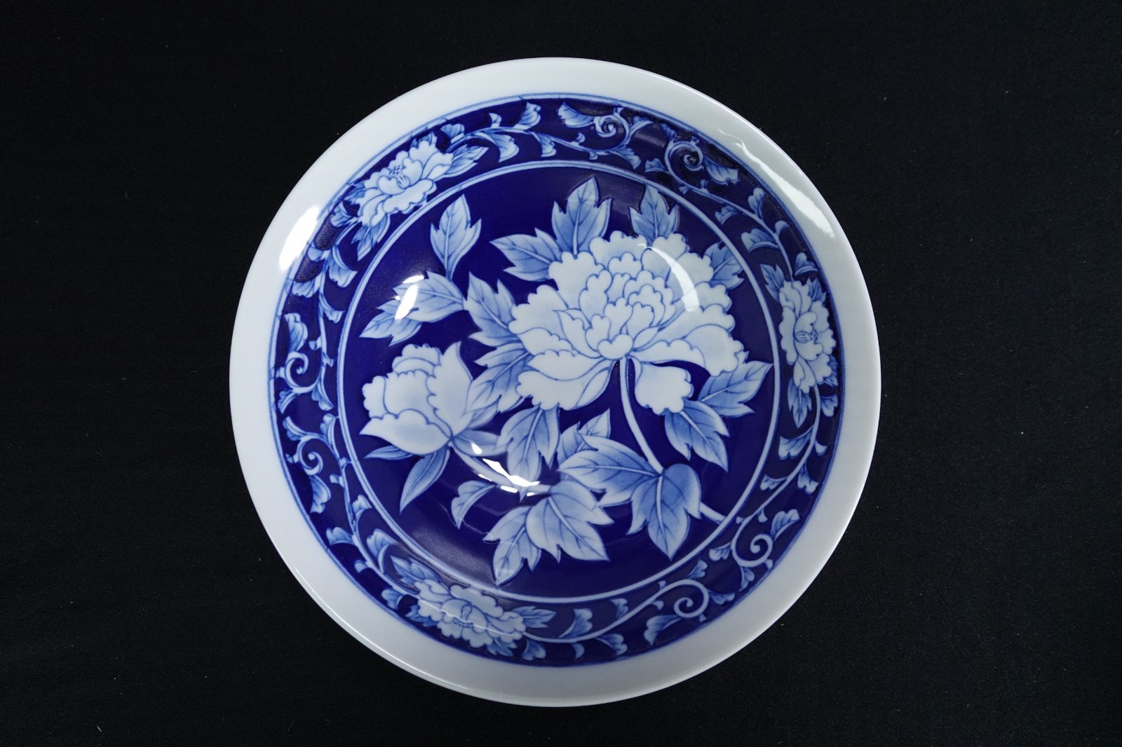 Mixed Lot 4 Blue Floral Yokohama Studio Japanese Rice Ramen Serving Bowls