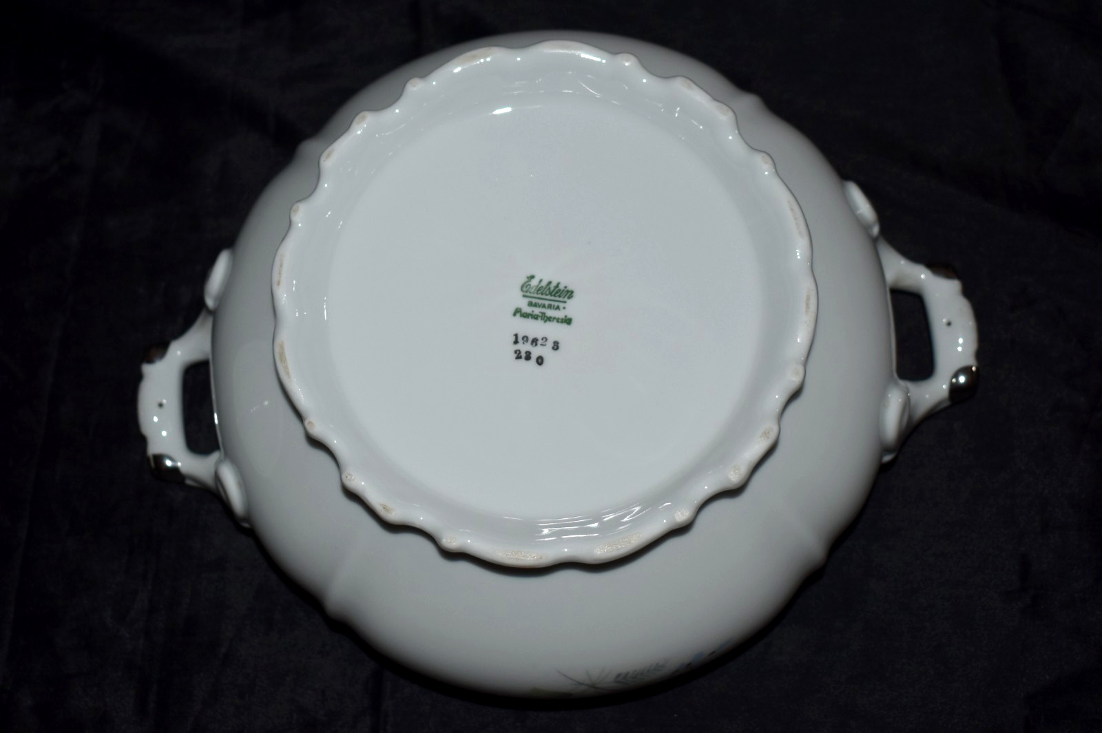 Vintage EDELSTEIN Maria Theresa Bavaria Germany Tureen Covered Bowl 1962 3