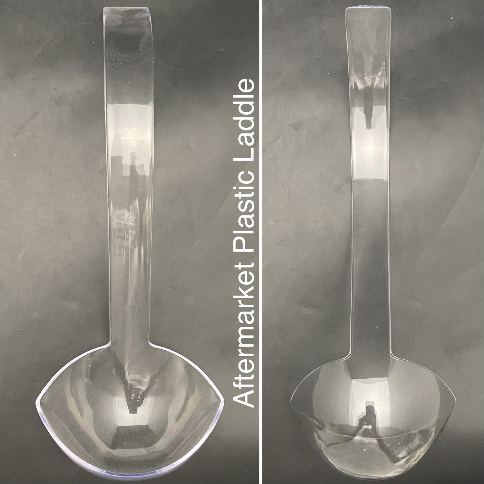 Tiffin Franciscan Moon & Stars 12pc Clear Glass Punch Bowl Set c1950s USA 4quart