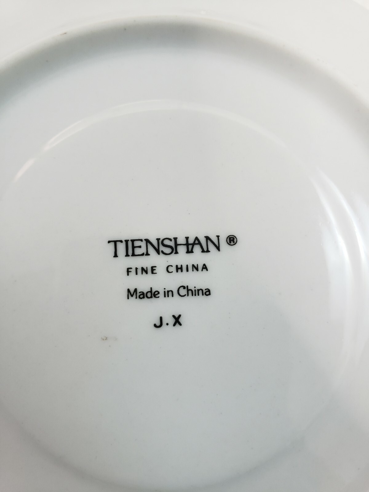 6 Tienshan Poinsettia Red Ribbon Ceramic Fine China Teacups Saucers