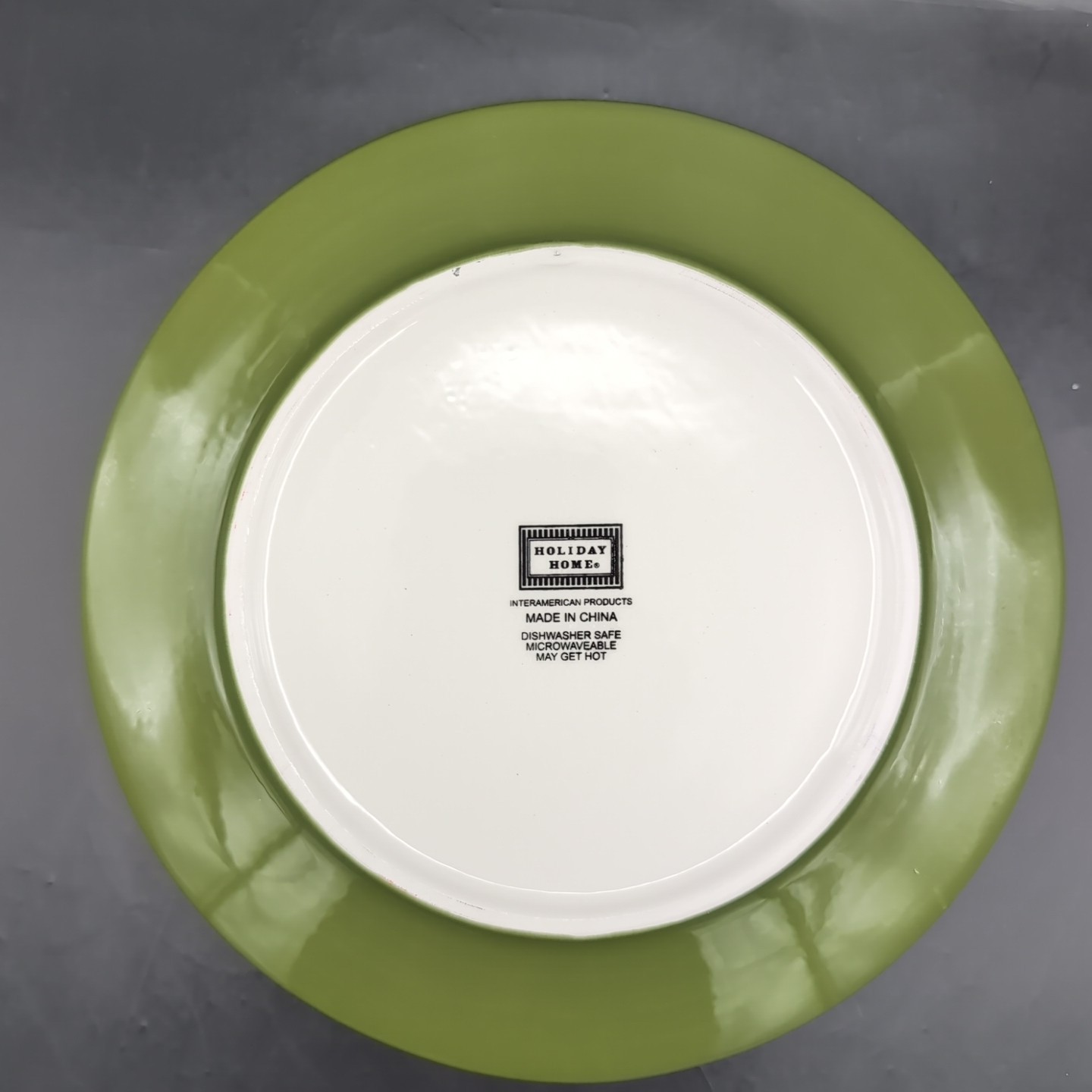 Set of 5 Holiday Home Christmas Salad Plates 8” Reindeer Joy Peace Earth Whimsic