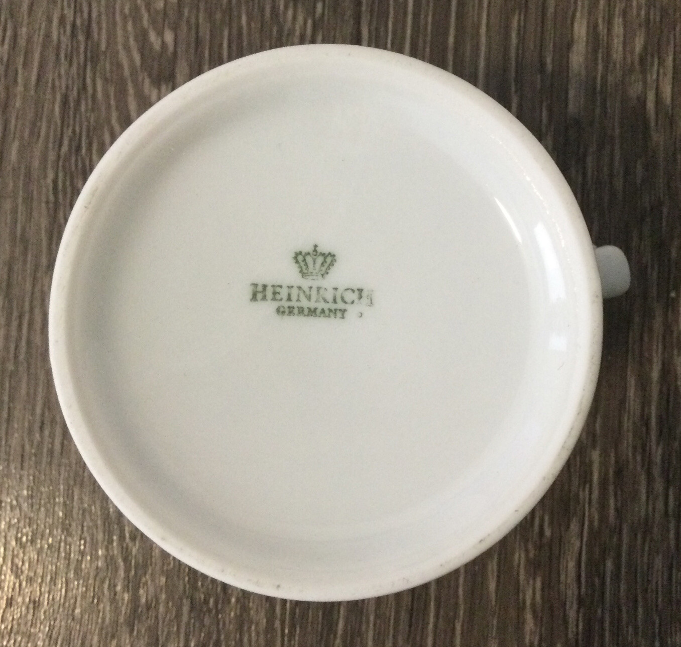 Heinrich Germany Creamer And Saucer Parnass Pattern