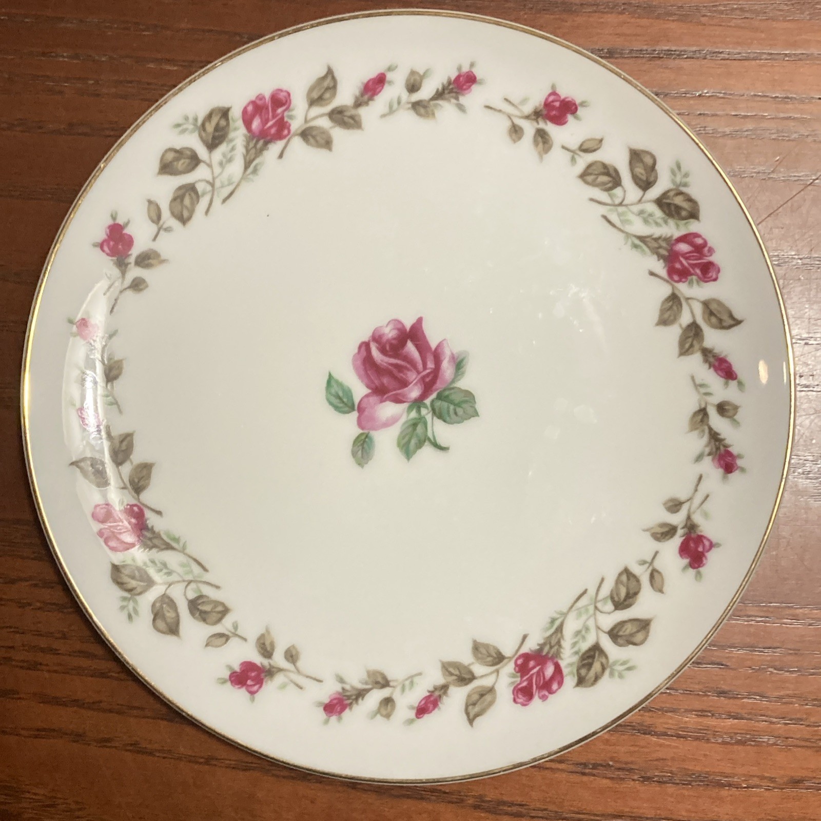 9 Vintage Mismatched China Lunch Cake Plates Floral Design @ 7.25-8.25” Dia