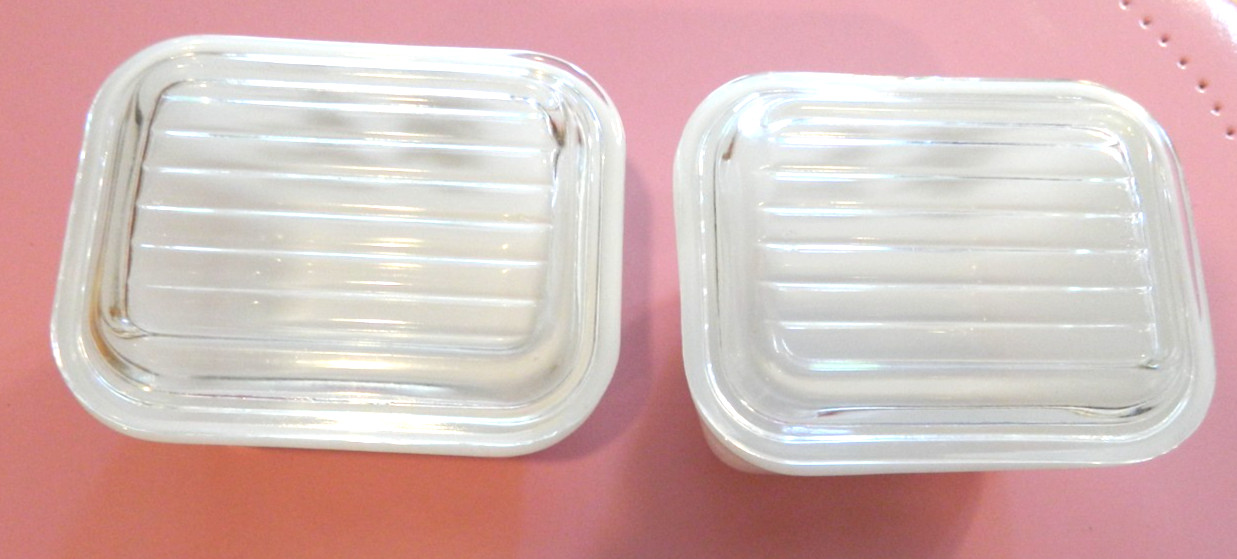 Vtg PYREX Lot w/2 Early American Refrigerator Dishes w/Lids 501B & #441 Bowl 5PC