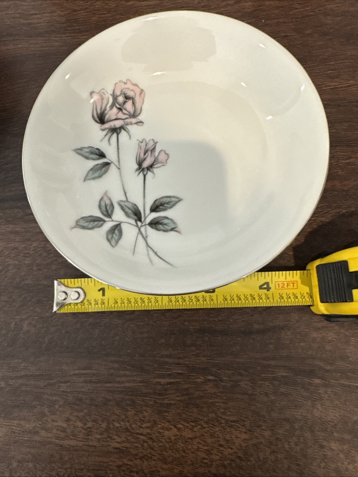 Arlen Fine China “Barclay” Saucer Silver Edge