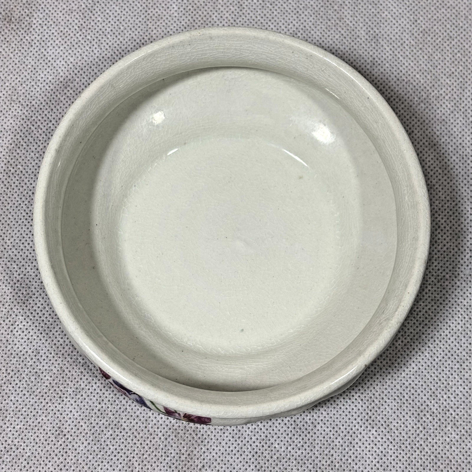 Vintage Ceramic Floral Covered Dish