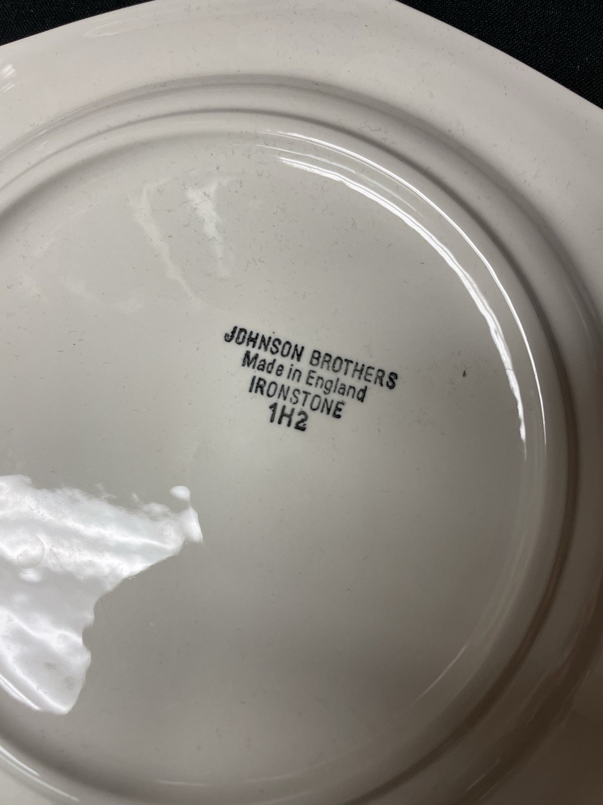 Set of 2 Plates Johnson Brothers Octagon Cream 7.5” England Replacement