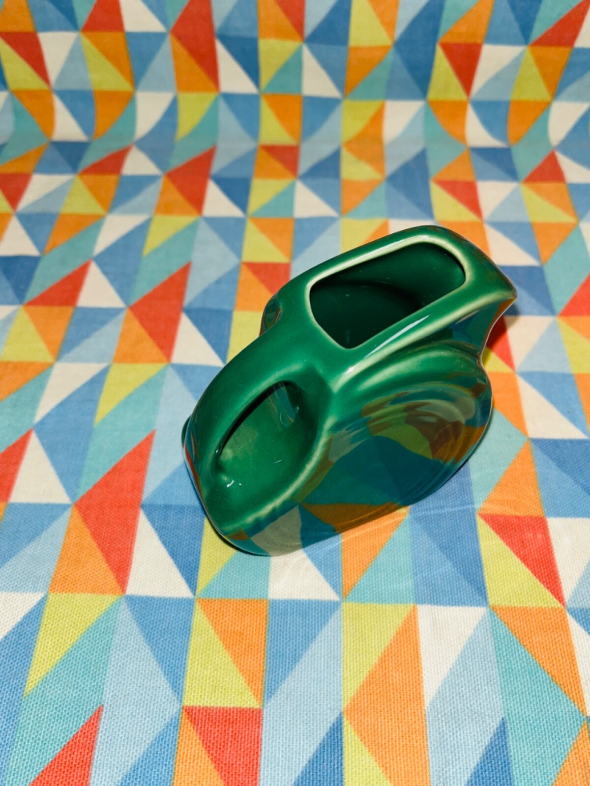 FIESTAWARE MINI DISK PITCHER creamer Jade Green NEW FIESTA 5 OZ. new disc