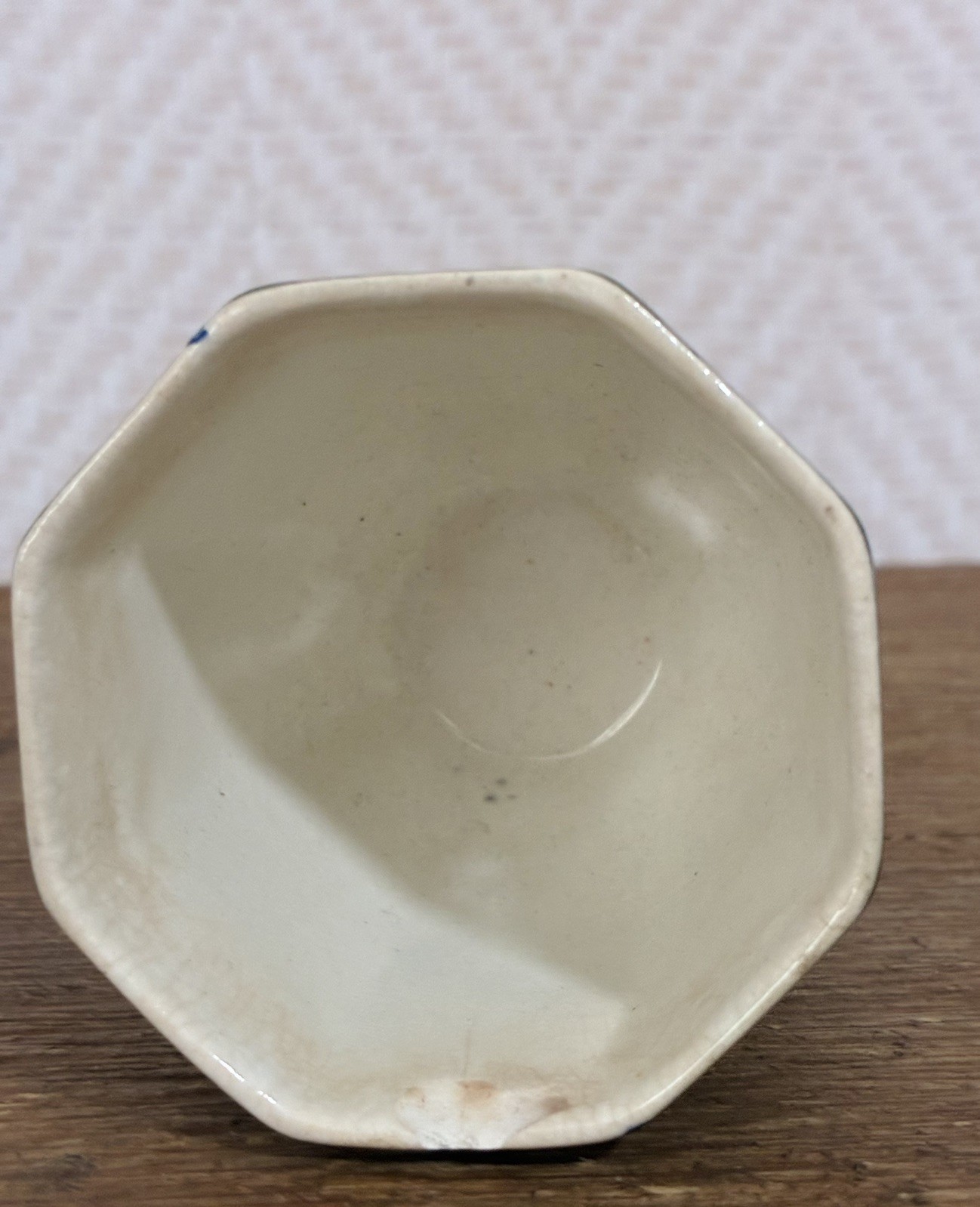 Antique Royal Doulton Burslem NANKIN Floral Porcelain Double egg Cup England
