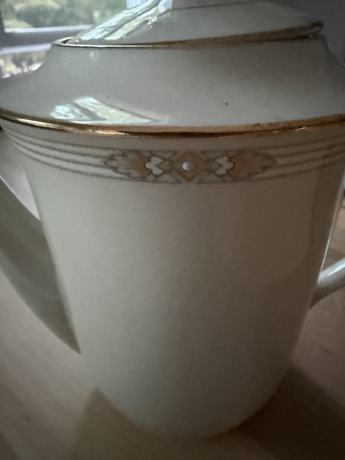 Lenox Firelight Coffee Pot & Lid Metropolitan Collection Fine Bone China USA
