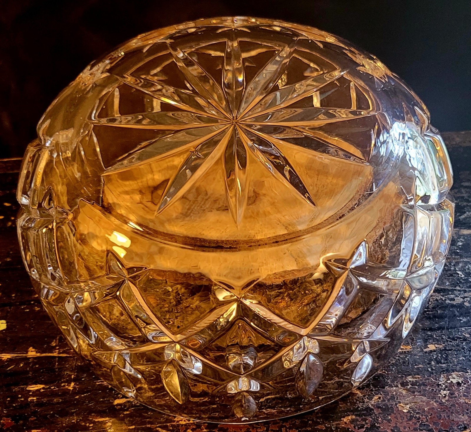 Gorham 1831 Lady Anne 9 in Salad Bowl Lead Crystal Made in Germany EUC
