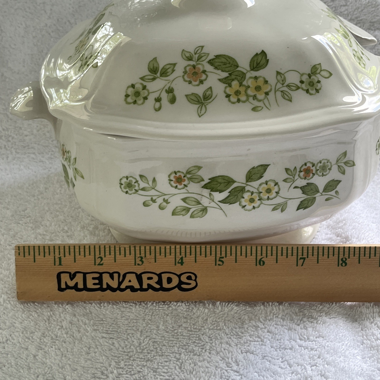 Sears Ironstone Petite Flora Soup Tureen Covered With Lid EUC Japan