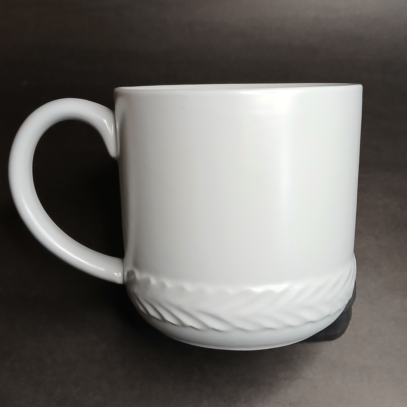 Bee & Willow Ashville Vine Matte Gray Set Of Two Mugs 15 oz. Bed Bath & Beyond