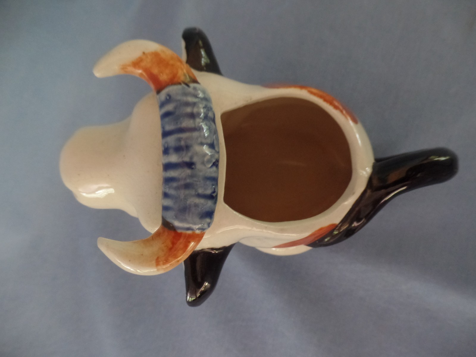 vintage ceramic BULL CREAMER 4″ tall Made in Occupied Japan cute