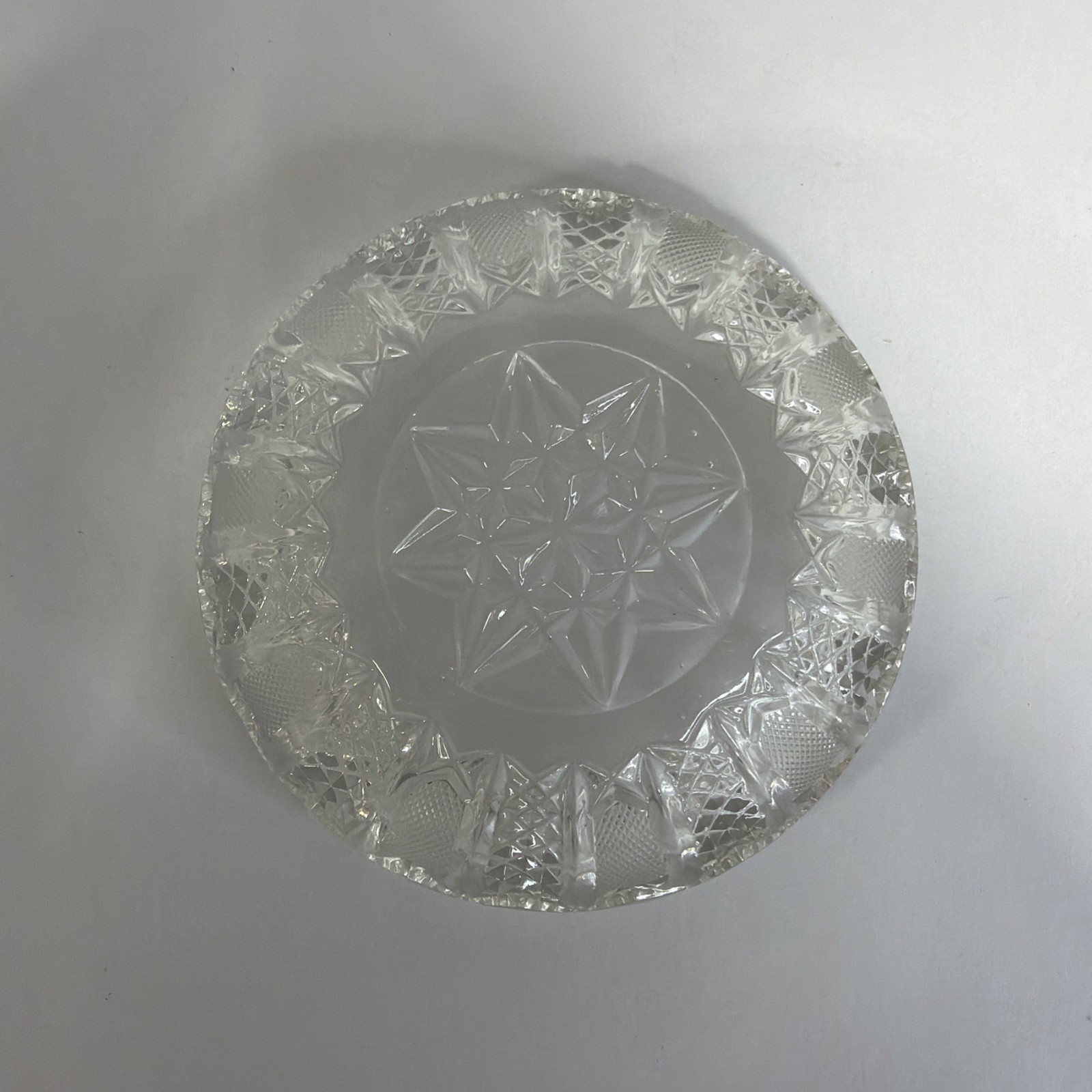 Waterford Crystal Lismore Cut 5″ Crystal Round Party Dish with Original Box