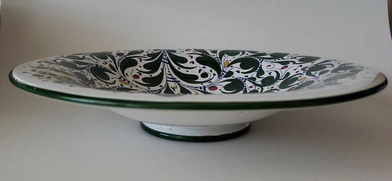 Ceramica Fruit and Leaves 13″ Pasta Serving Bowl