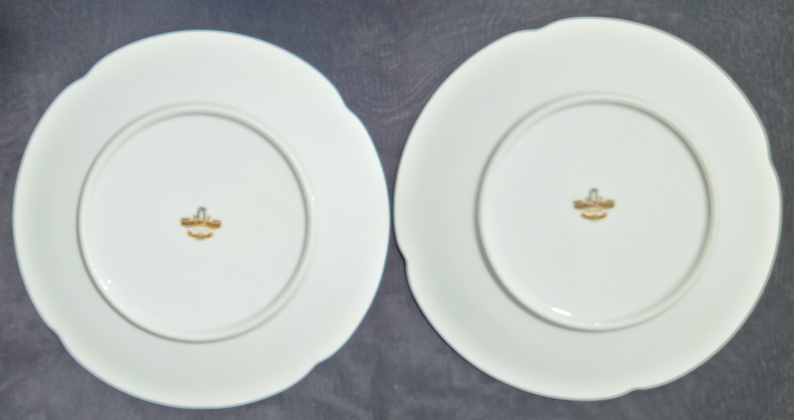 Vintage HARMONY HOUSE Japan “Cascade” 7.5″ SALAD PLATE *Set of 2* Pink Roses