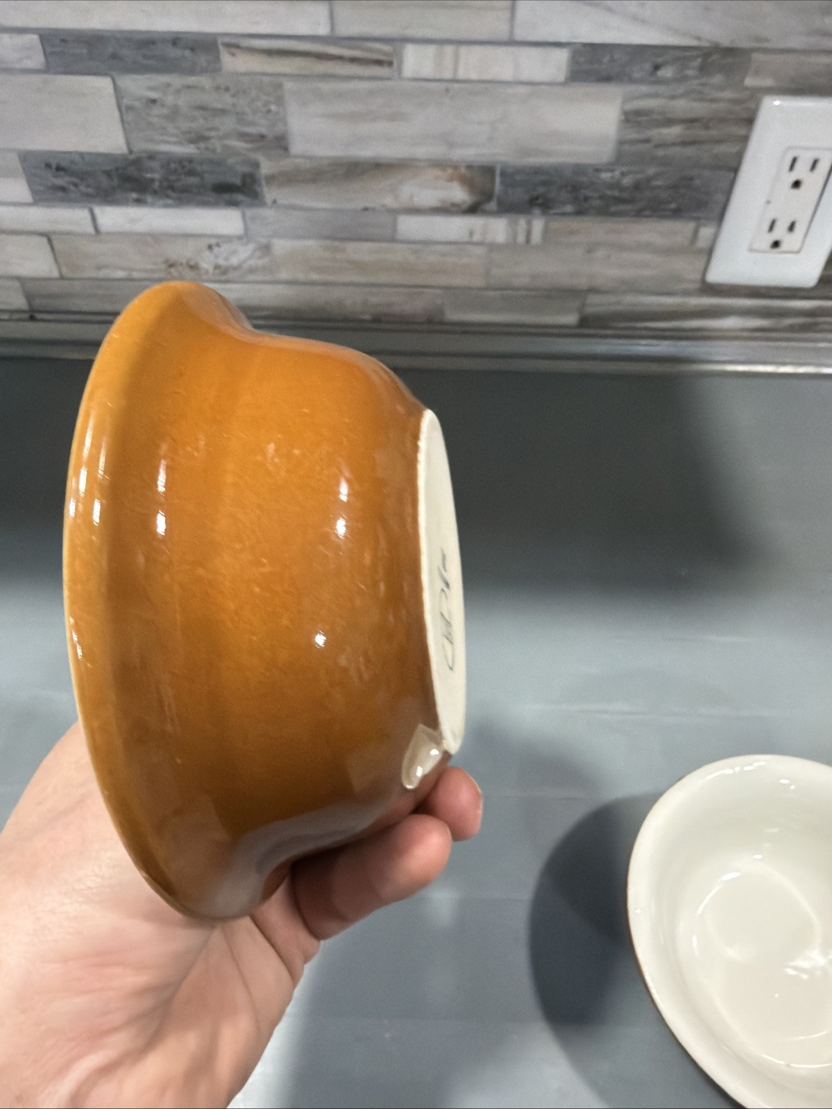 Hall Vintage Berry Bowls # 391 ( Set of 2 ) Brown 5 1/4″ x 2″