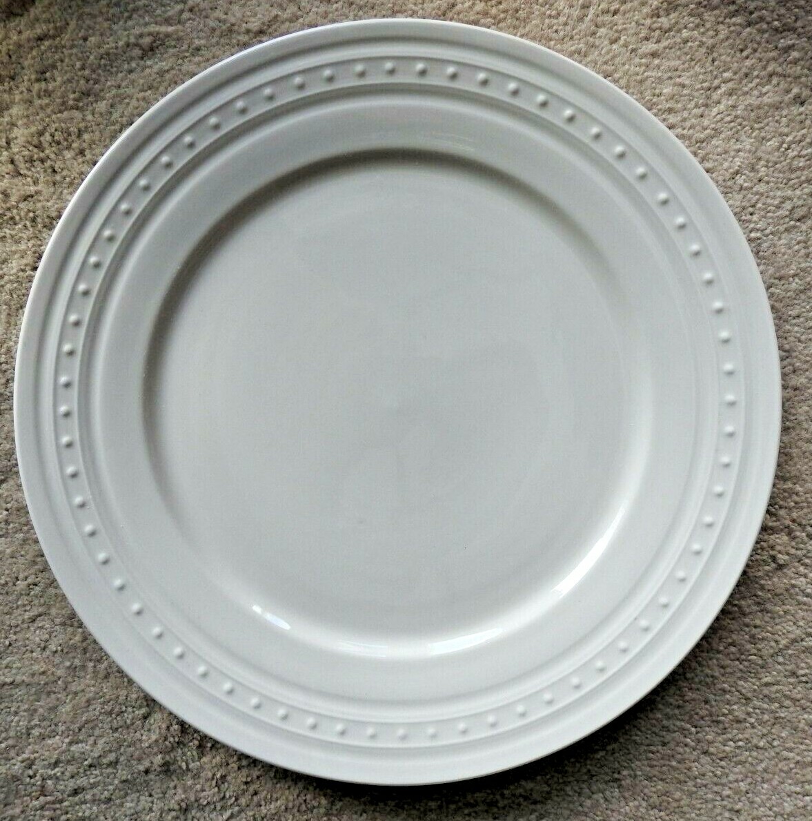 Oneida Regency Stoneware 12 3/8″ Chop Plate Round Platter