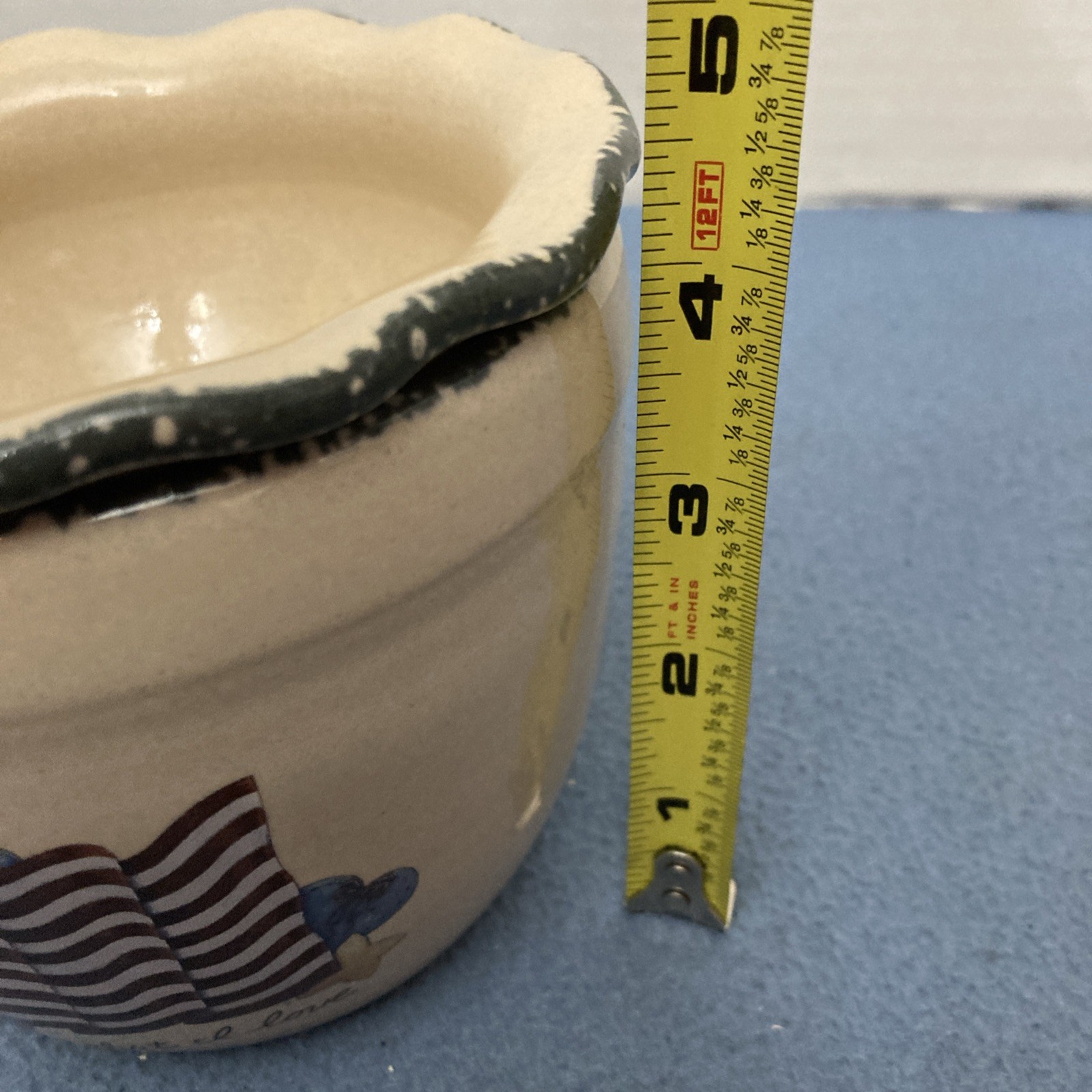 Home & Garden Party Ltd. US Flag “Land That I Love” Stoneware Party Dip Chiller