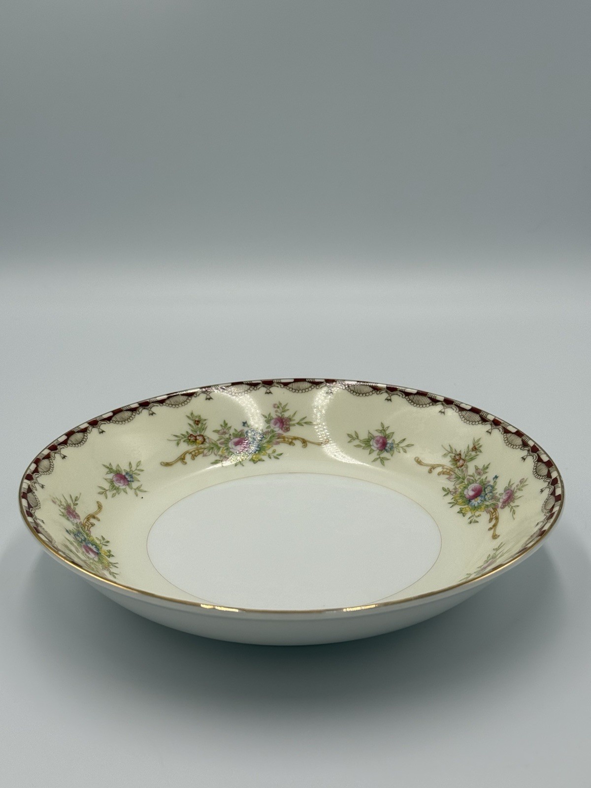 Vintage NSP China Meito China Salad Bowl Hand Painted 7.5 Inches