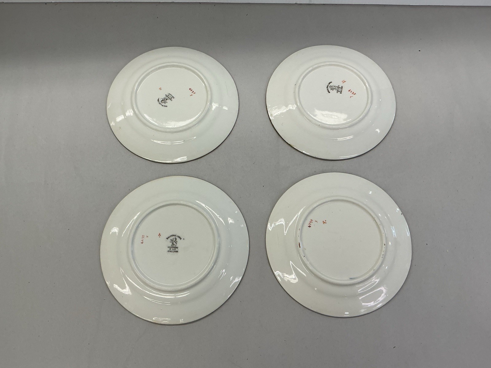 Anchor China India Tree Floral Blossom Set Of 12 6” Plates