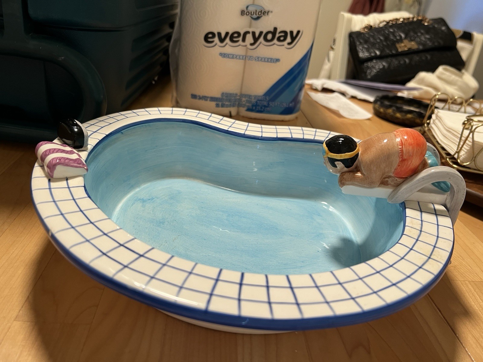 Lotus Pool Chip and Dip Bowls